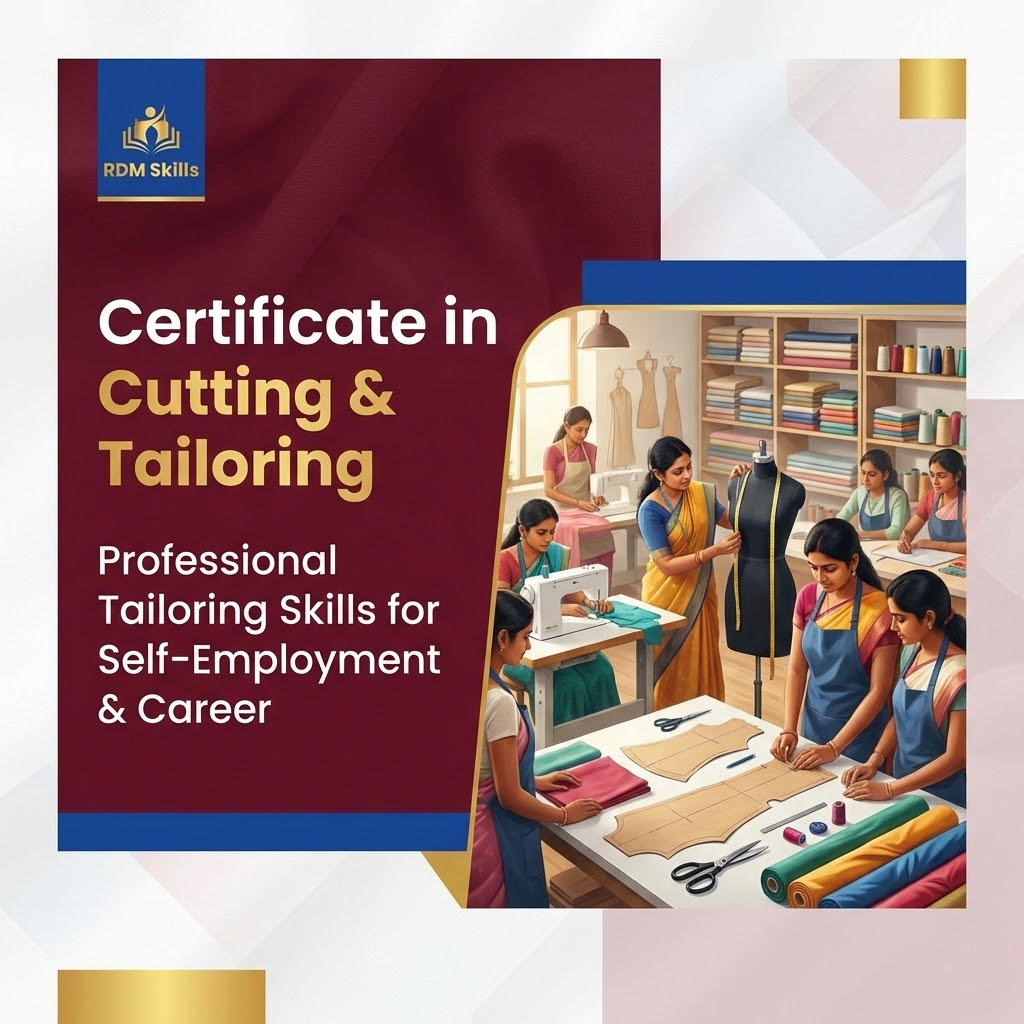 Certificate in Cutting & Tailoring